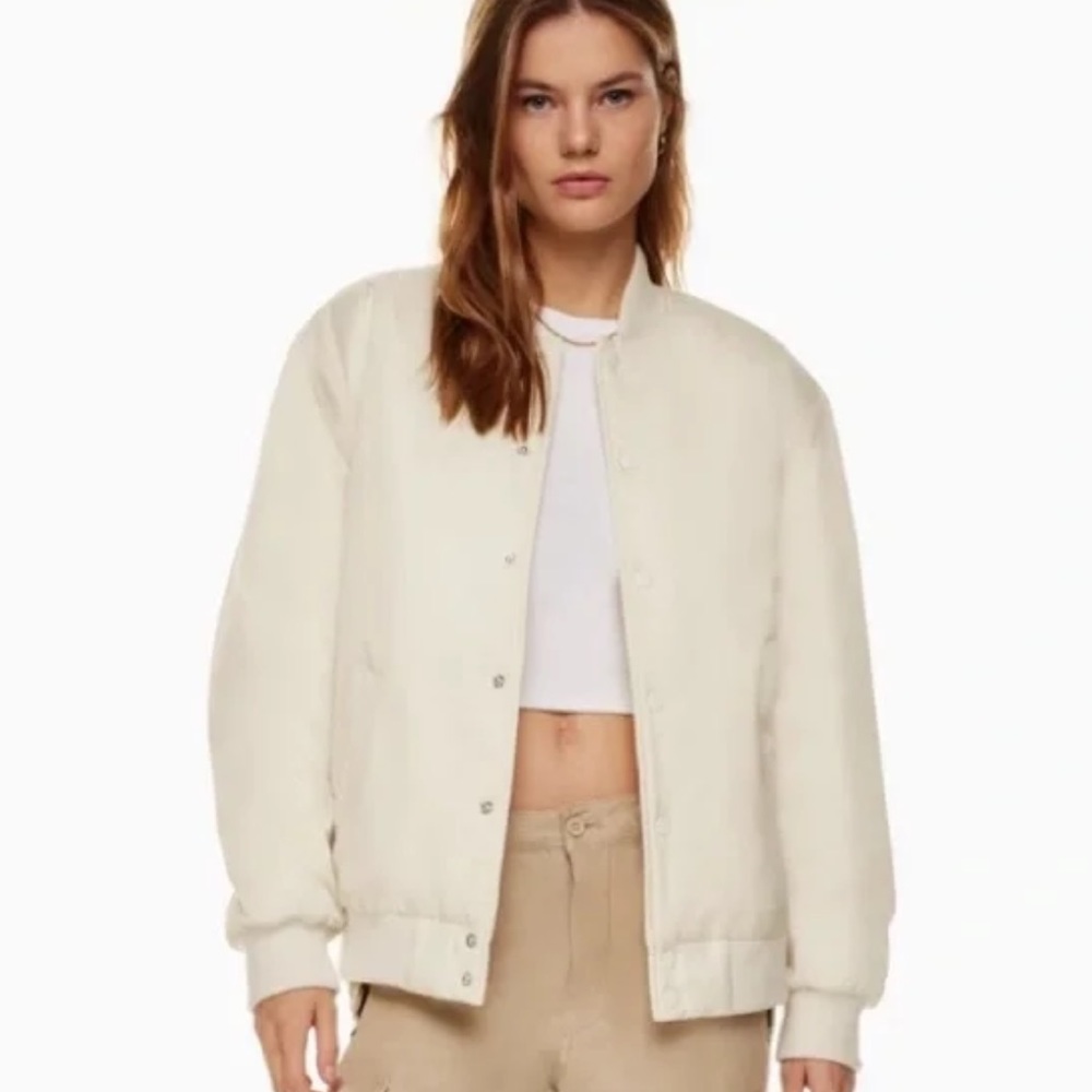 ARITZIA | TNA Stadium Jacket - Whisper White